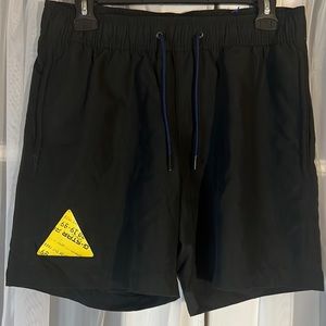 G-STAR Raw Dirk Solid Swim Short Men’s Small Dark Black Trunk